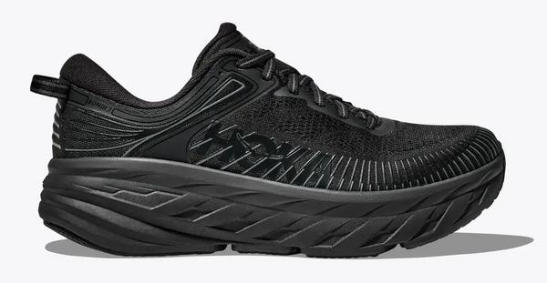 Hoka One One Women's Bondi 7 All Black/Black (B or D Width) Back by Po –  Mass General Brigham Foot & Ankle Store