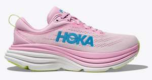 Hoka Women's Bondi 8 Pink Twilight/Waterpark (B Width) LIMITED SIZES