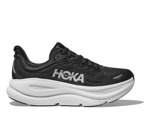 Hoka Women's Bondi 9 Black & White (B, D or 2E Width) NEW SPRING 2025