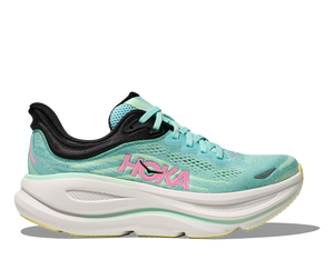 Hoka Women's Bondi 9 Blue Spark & Mint Fluorite (B or D Width) NEW SPRING 2025