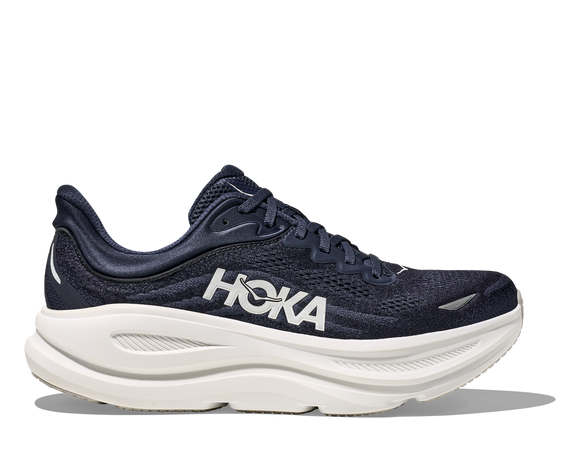 Hoka Men's Bondi 9 Varsity Navy/White  (D or 2E Width) NEW SPRING 2025