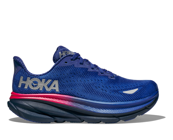 Hoka Women's Clifton 9 GTX Gore-Tex Waterproof Dazzling Blue/Evening Sky  NEW SPRING 2024