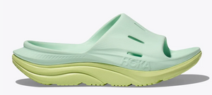 Hoka All Gender Ora Recovery Slide 3 Aqua Breeze/Celery Juice Fall 2024 Color LIMITED SIZES