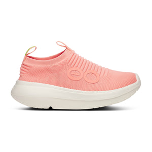 Oofos Women's OOmy Zen Shoe Chalk/Coral NEW Spring 2025